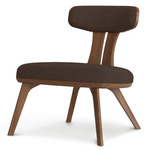 Estelle Lounge Chair - Natural Walnut / Brazil