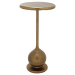 Carillon Accent Table - Antique Brass