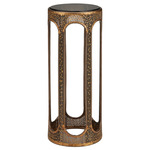 Capella Accent Table - Coffee Bronze / Smoke
