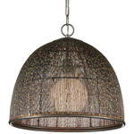 Eduardo Pendant - Natural Iron / Brass