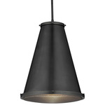 Seafarer Pendant - Matte Black / Clear