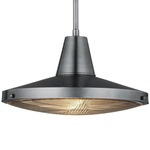 Mariner Outdoor Pendant - Antique Silver / Clear