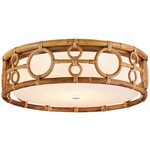 Tegal Color-Select Ceiling Light - Rattan / White
