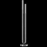 Antonia Floor Lamp - Silver Leaf / Nickel / No Skin