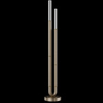 Antonia Floor Lamp - Soft Gold Leaf / Brass / No Skin