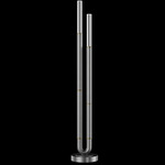 Antonia Floor Lamp - Silver Leaf / Brass / No Skin