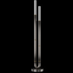 Antonia Floor Lamp - Ombre Silver / Brass / No Skin