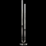 Antonia Floor Lamp - Ombre Silver / Nickel / Smoke