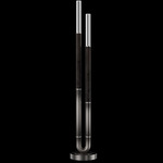 Antonia Floor Lamp - Ombre Silver / Nickel / Charcoal