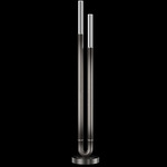 Antonia Floor Lamp - Ombre Silver / Nickel / No Skin