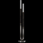 Antonia Floor Lamp - Ombre Silver / Brass / Charcoal