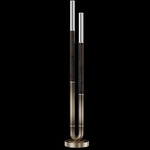 Antonia Floor Lamp - Ombre Bronze / Nickel / Charcoal