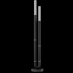 Antonia Floor Lamp - Black / Nickel / No Skin