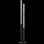 Antonia Floor Lamp - Black / Brass / Smoke