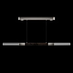 Antonia Linear Pendant - Ombre Silver / Nickel / Charcoal