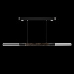 Antonia Linear Pendant - Black / Nickel / Charcoal