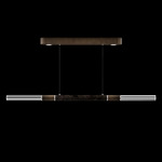 Antonia Linear Pendant - Bronze / Nickel / Charcoal