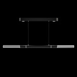 Antonia Linear Pendant - Black / Nickel / No Skin