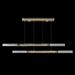 Antonia Linear Pendant - Ombre Bronze / Nickel / No Skin