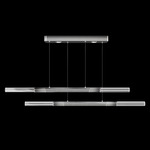 Antonia Linear Pendant - Ombre Silver / Nickel / No Skin