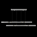 Antonia Linear Pendant - Ombre Silver / Brass / No Skin