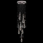 Rain Cascading Pendant - Silver