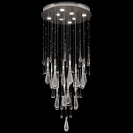 Rain Cascading Pendant - Silver