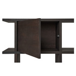 Kona Bookcase Cabinet Insert - Dark Stained Oak