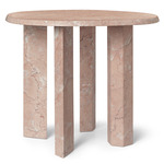 Taula Side Table - Rose Marble