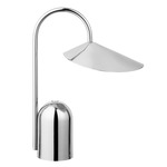 Arum Portable Table Lamp - Stainless Steel