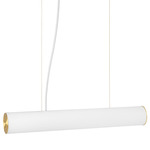Vuelta Pendant - Brass / Opal