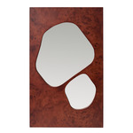 Folia Mirror - Dark Stained Burl