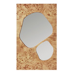 Folia Mirror - Natural Burl