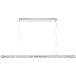 Crystallo Color-Select Linear Pendant - Polished Nickel / Crystal