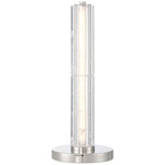 Crystallo Color-Select Table Lamp - Polished Nickel / Crystal