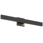 Enso Color-Select Outdoor Horizontal Wall Light - Textured Black
