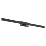 Enso Color-Select Outdoor Horizontal Wall Light - Textured Black