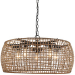 Piper Outdoor Pendant - Black / Maple
