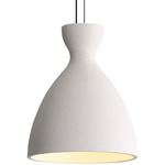Aethera Color-Select Pendant - Matte Black / White Sandstone