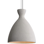 Aethera Color-Select Pendant - Matte Black / Grey Cement