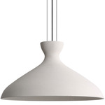 Aethera Color-Select Wide Pendant - Matte Black / Sandstone