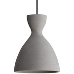 Aethera Color-Select Pendant - Matte Black / Grey Cement