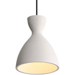 Aethera Color-Select Pendant - Matte Black / White Sandstone