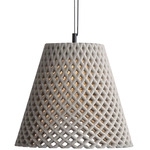 Clarus Color-Select Pendant - Matte Black / Grey Cement
