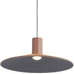 Faroe Pendant - Coffee / Coffee / Black