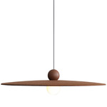 Faroe Disc Pendant - Coffee / Coffee / Black