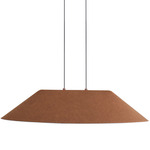 Faroe Large Round Pendant - Coffee / Coffee / Black
