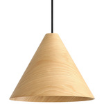 Conique Pendant - Light Walnut