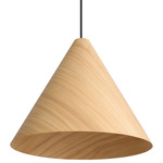 Conique Pendant - Light Walnut