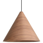 Conique Pendant - Dark Walnut